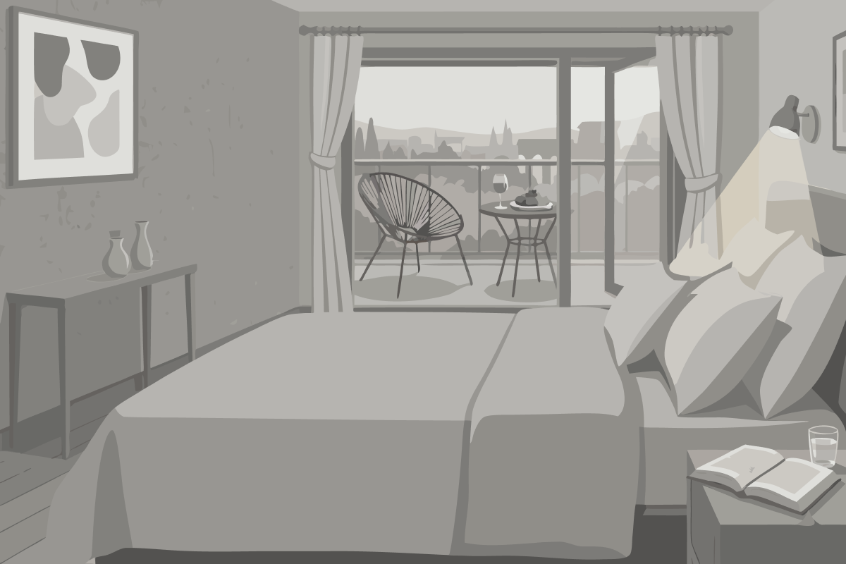 Quarto Individual com Banheiro Privativo